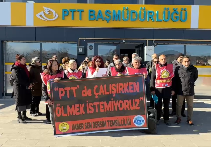PTT emekçileri: “Şiddet sarmalını hep beraber kırmalıyız.”