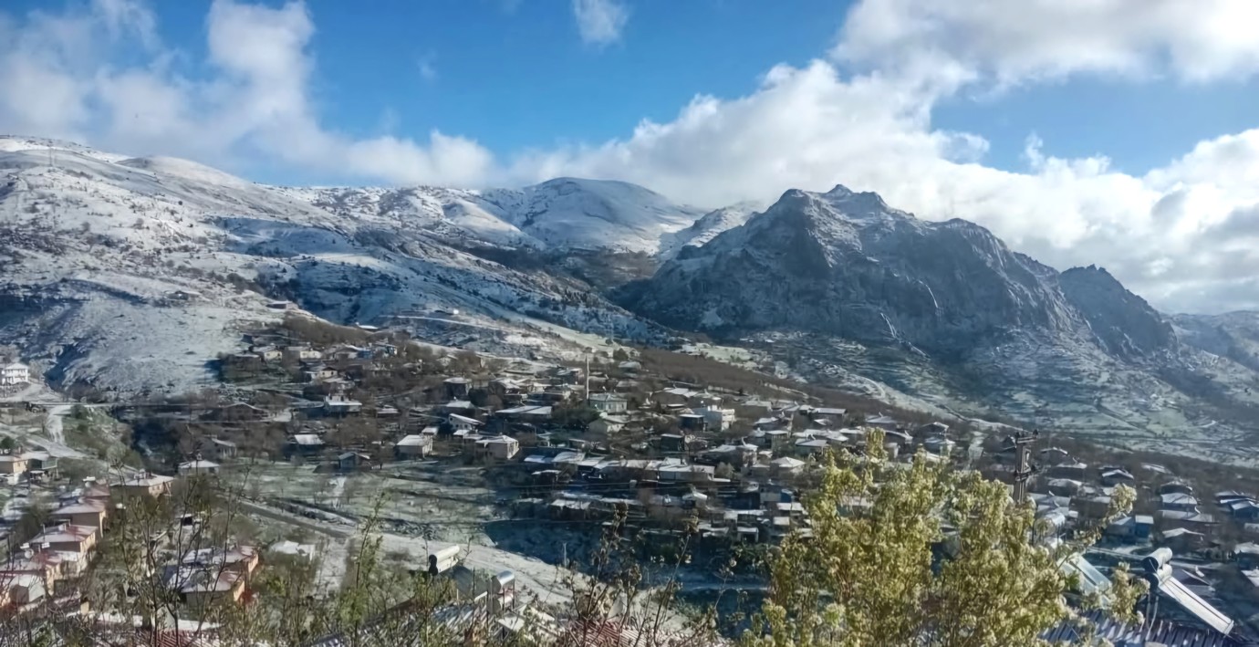 Dutun merkezini don vurdu