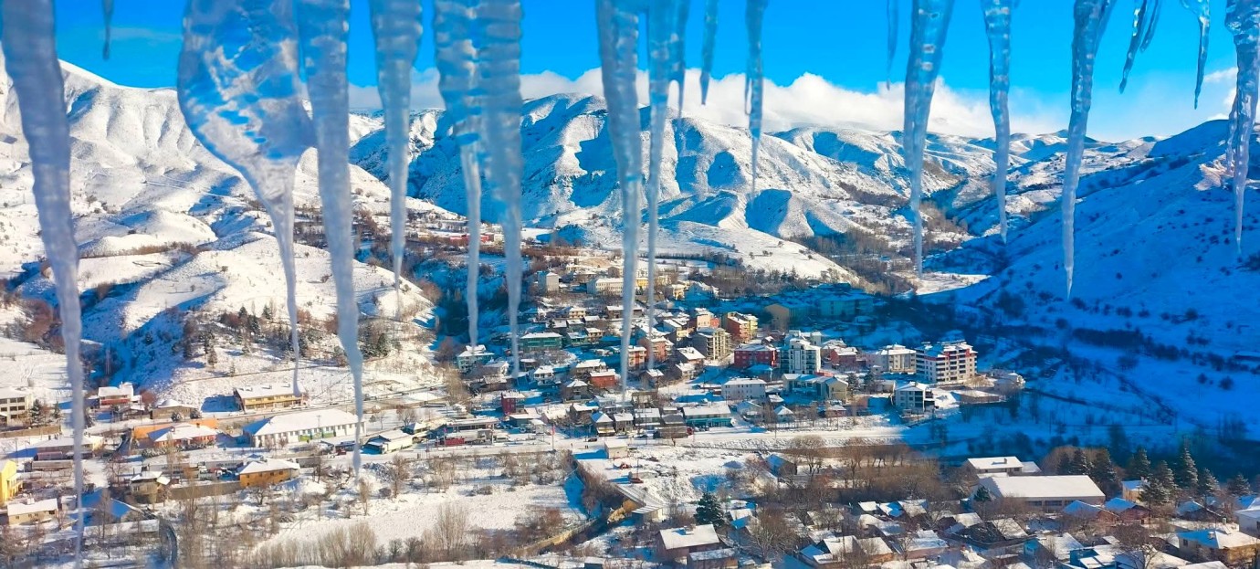 Dersim’de Dondurucu Soğuklar: En Düşük Sıcaklık -9,2 Derece
