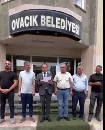 Munzur Vadisi yolunun genişletme ve altyapı çalışmalarının durdurulmasına tepki!
