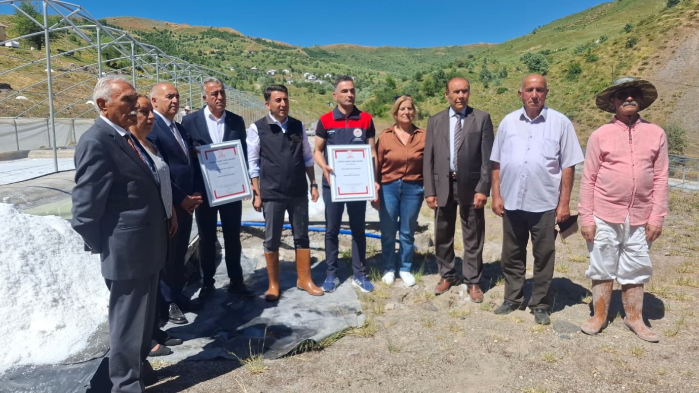 Pülümür’ün tuzu coğrafi işaret tescili aldı