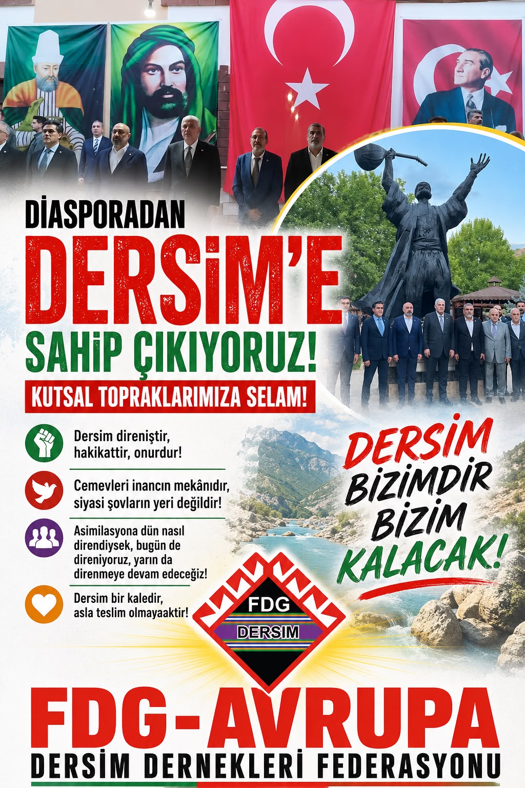 FDG, FDG inanç, kadın ve gençlik kurullarından Dervişoğlu’nun ziyaretine tepki!