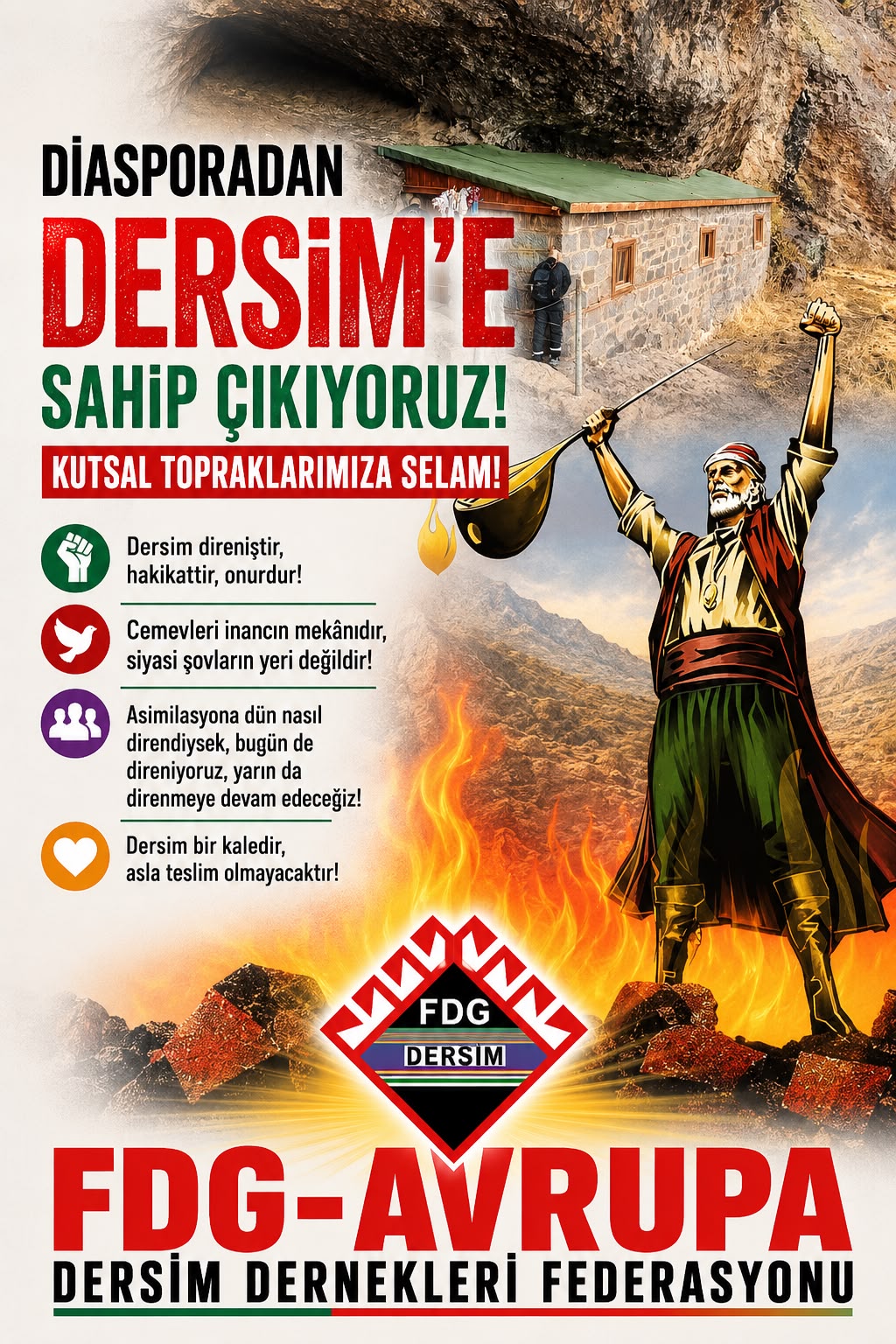FDG, FDG inanç, kadın ve gençlik kurullarından Dervişoğlu’nun ziyaretine tepki!