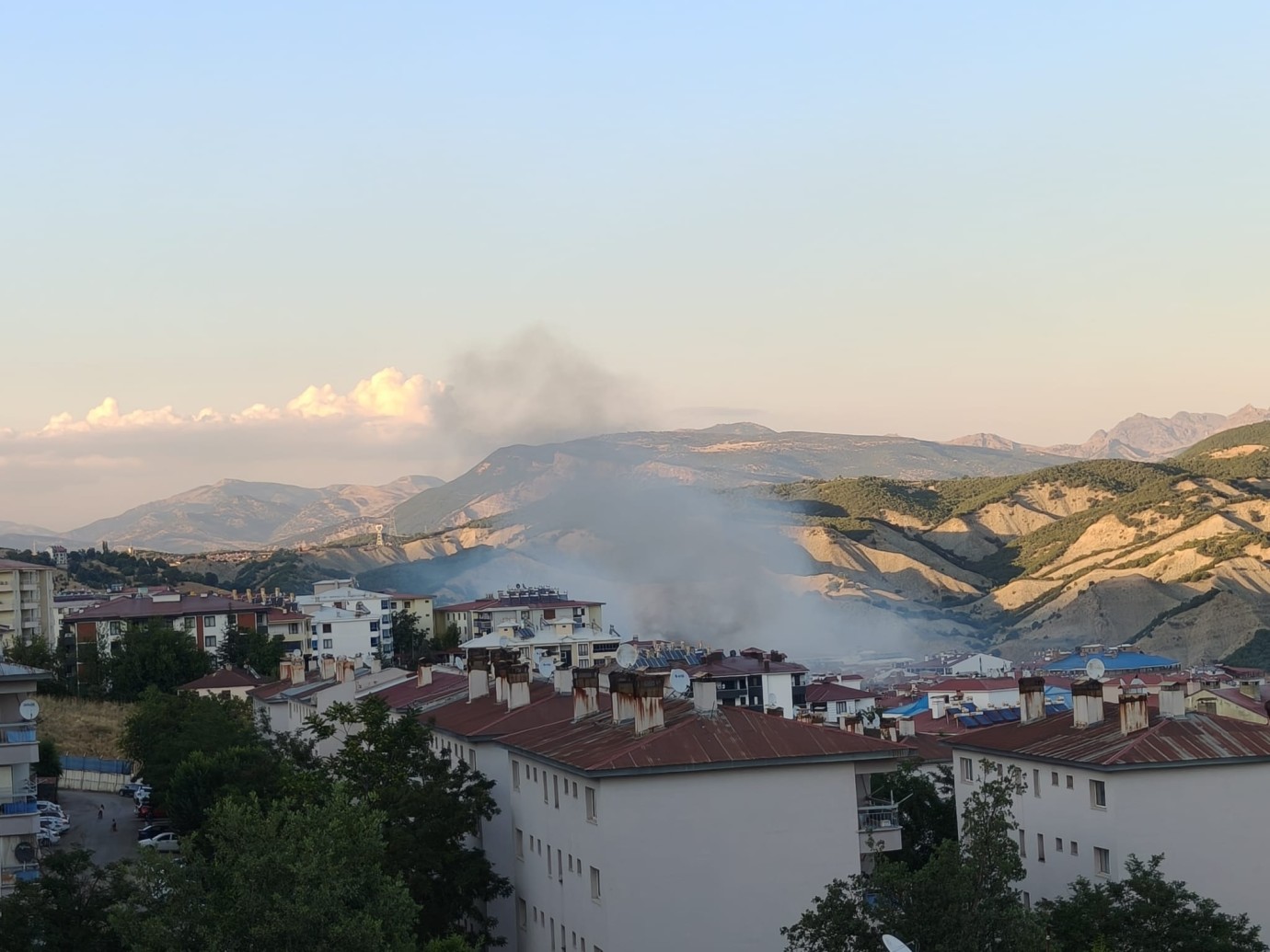Evlere şenlik yangına müdahale!
