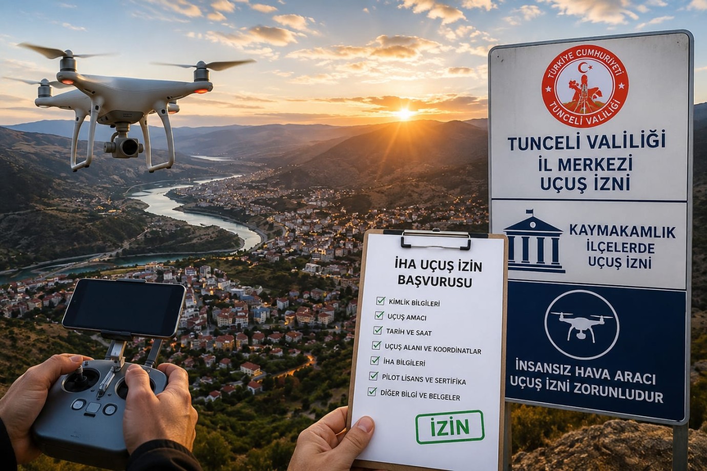 İHA Uçuşlarına Valilik ve Kaymakamlık İzni Şartı