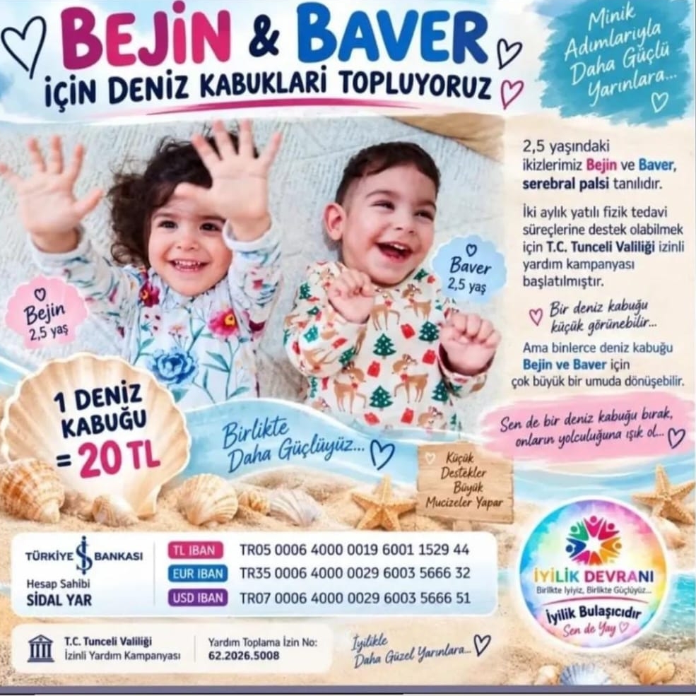 Bejin ve Baver için deniz kabukları topluyoruz!