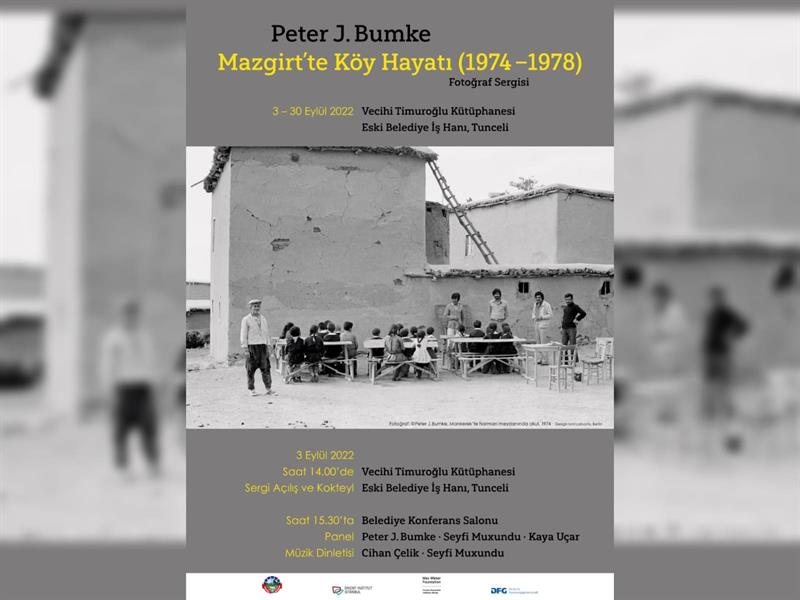 Dersim’de Peter J. Bumke Fotoğraf Sergisi 'Mazgirt’te Köy Hayatı'