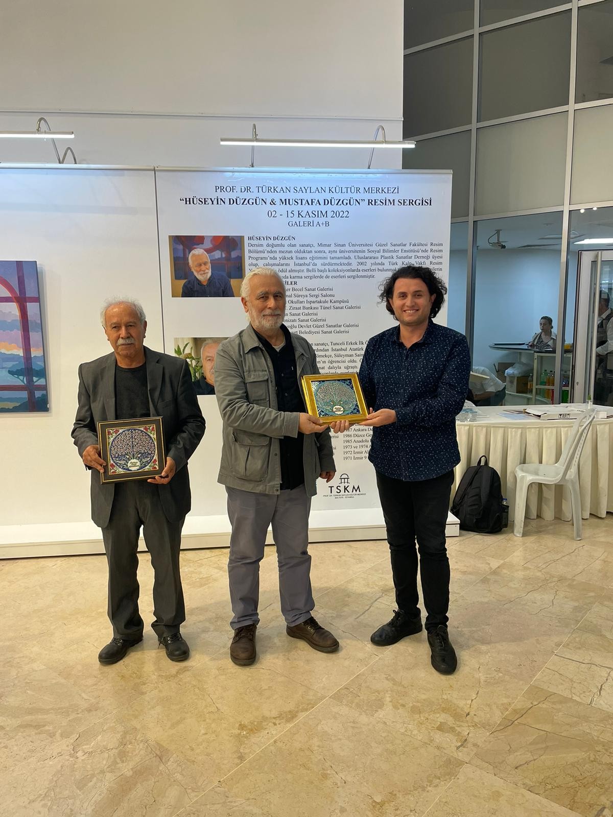 Mustafa Düzgün ve Hüseyin Düzgün, eserleriyle Maltepe’de buluştu