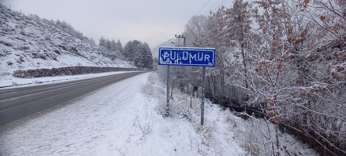 Dersim’de kar yağışı etkili oluyor