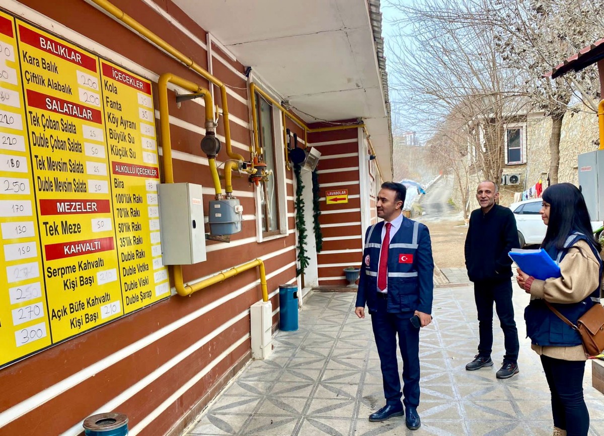 İşyerlerine fiyat tabelası denetimi