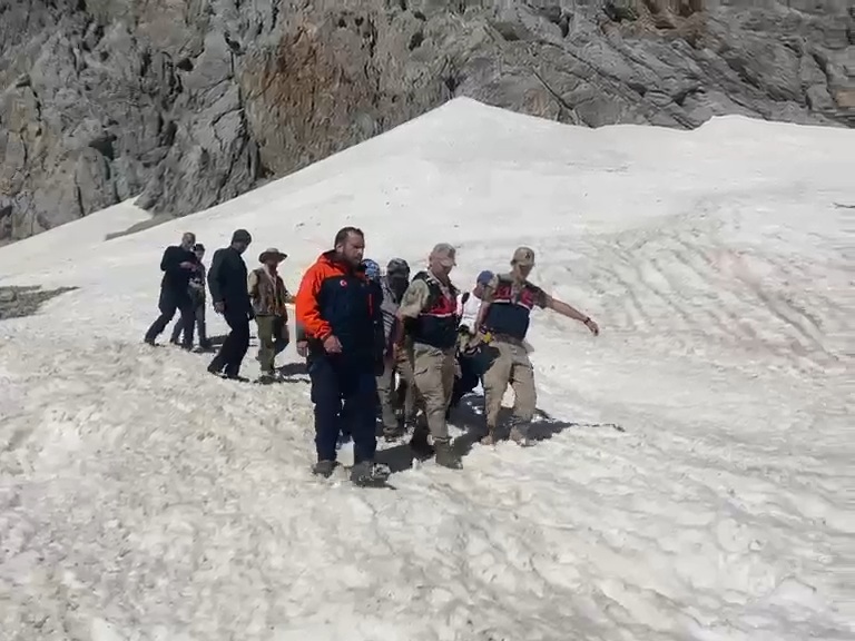 Kırk Merdiven Şelalesi'nde Mahsur Kalan Vatandaş Kurtarıldı 