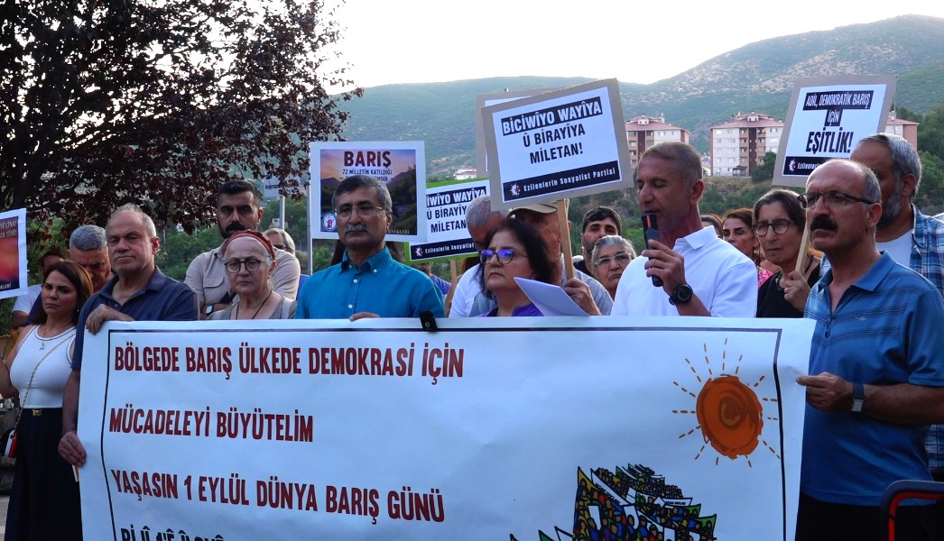 Dersim’de 1 Eylül Dünya Barış Günü