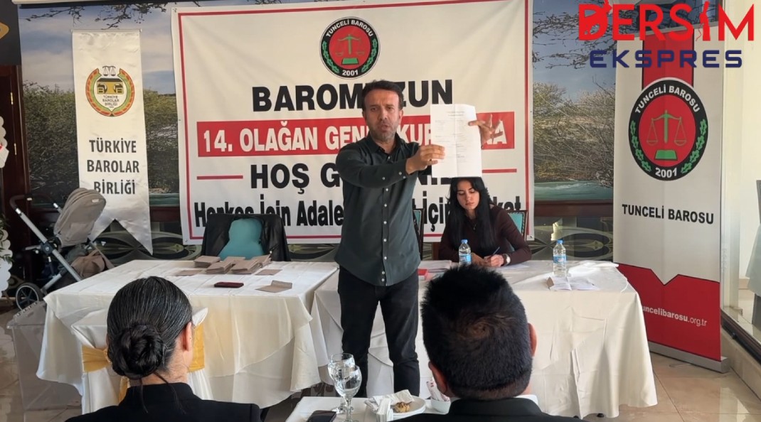 Dersim Barosu seçiminde 1 oy tartışması!