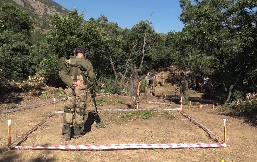 Mayınlı araziler temizleniyor
