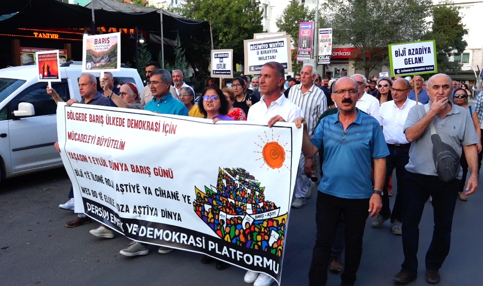 Dersim’de 1 Eylül Dünya Barış Günü