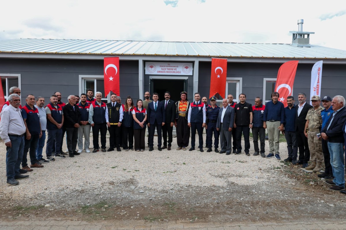 Ovacık ilçesine modern tarım binası