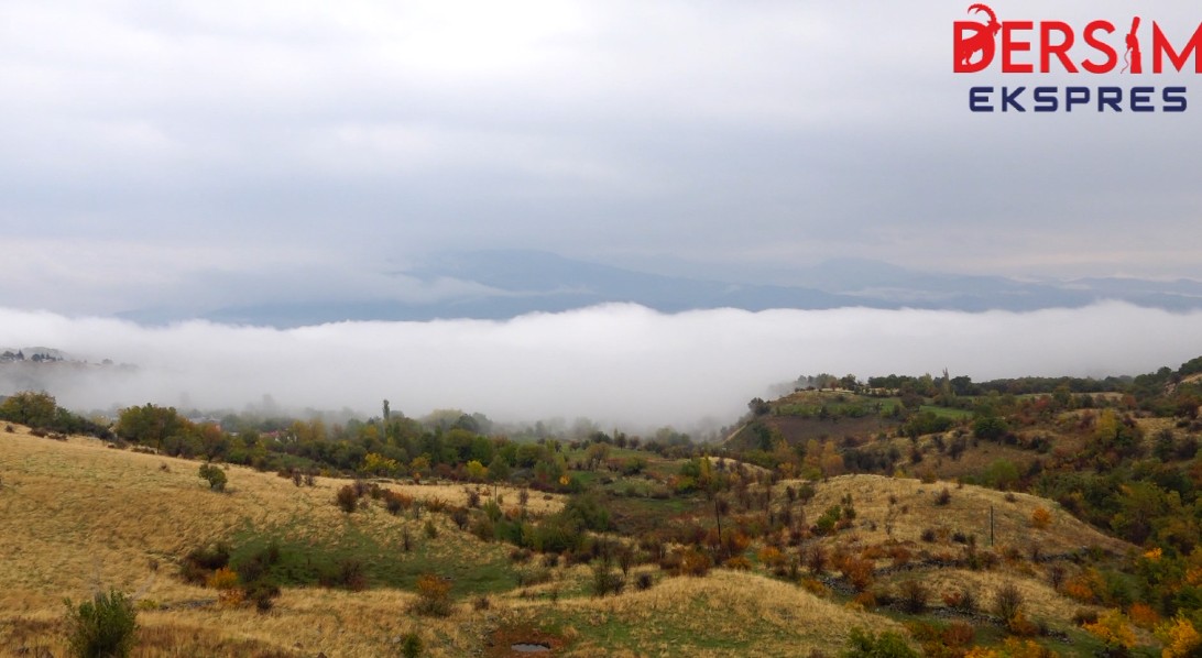 Dersim’de sis etkili oluyor