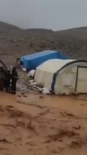 Yaylayı sel bastı!